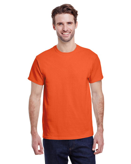 Gildan Adult Heavy Cotton 8.8 oz./lin. yd. T-Shirt | G500 | Orange • Turnaround: 2-5 Business Days