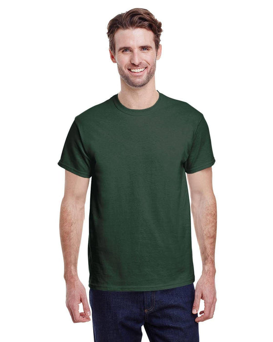 Gildan Adult Heavy Cotton 8.8 oz./lin. yd. T-Shirt | G500 | Forest Green • Turnaround: 2-5 Business Days