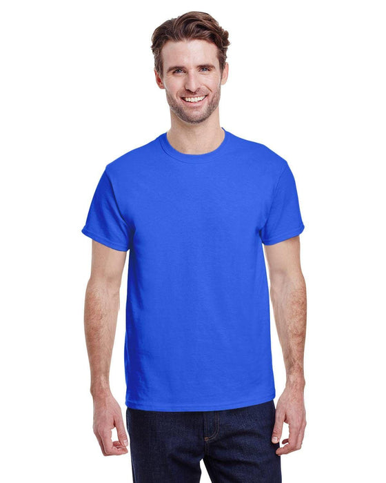 Gildan Adult Heavy Cotton 8.8 oz./lin. yd. T-Shirt | G500 | Royal • Turnaround: 2-5 Business Days