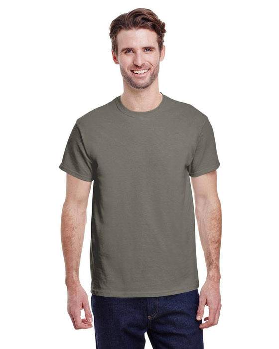 Gildan Adult Heavy Cotton 8.8 oz./lin. yd. T-Shirt | G500 | Charcoal • Turnaround: 2-5 Business Days