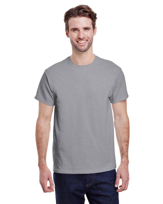 Gildan Adult Heavy Cotton 8.8 oz./lin. yd. T-Shirt | G500 | Graphite Heather • Turnaround: 2-5 Business Days