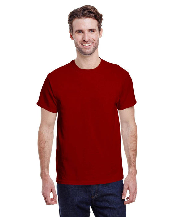 Gildan Adult Heavy Cotton 8.8 oz./lin. yd. T-Shirt | G500 | Garnet • Turnaround: 2-5 Business Days