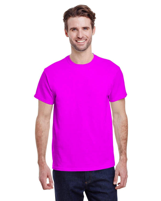 Gildan Adult Heavy Cotton 8.8 oz./lin. yd. T-Shirt | G500 | Heliconia • Turnaround: 2-5 Business Days