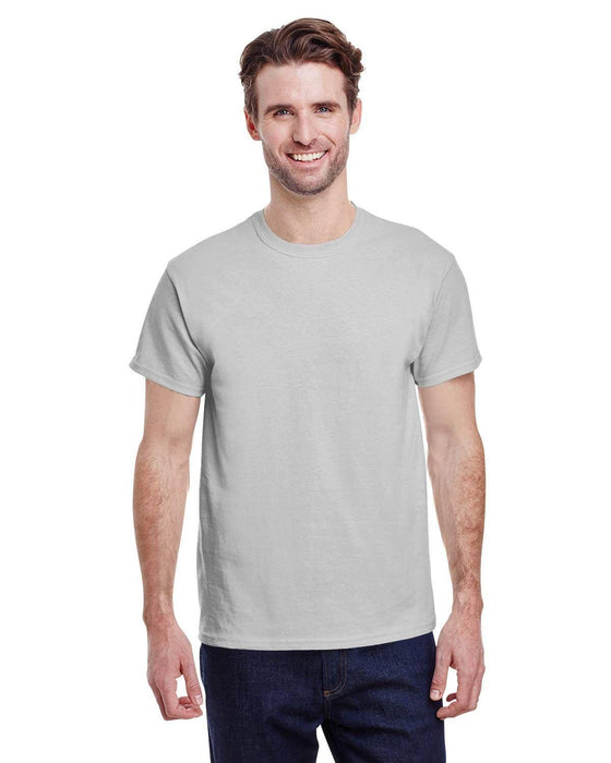 Gildan Adult Heavy Cotton 8.8 oz./lin. yd. T-Shirt | G500 | Ash Grey • Turnaround: 2-5 Business Days