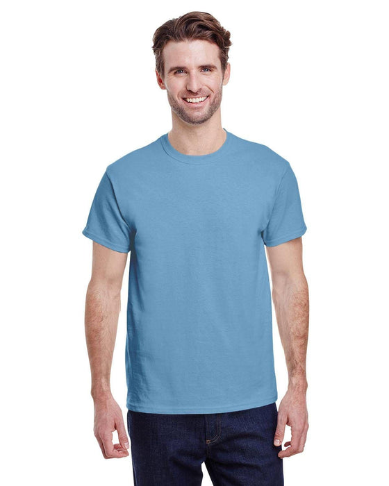 Gildan Adult Heavy Cotton 8.8 oz./lin. yd. T-Shirt | G500 | Sky • Turnaround: 2-5 Business Days
