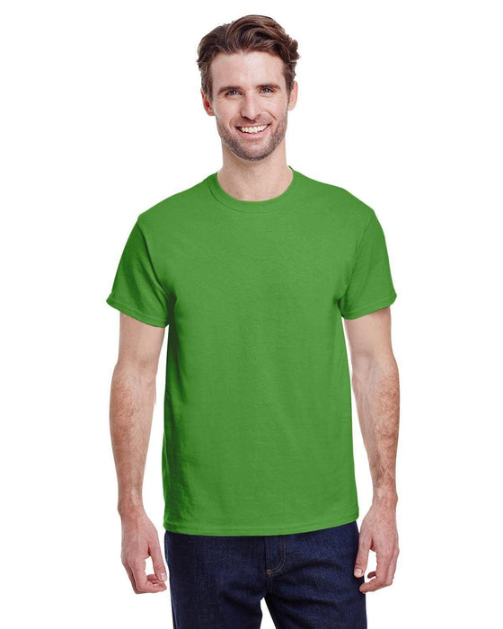 Gildan Adult Heavy Cotton 8.8 oz./lin. yd. T-Shirt | G500 | Electric Green • Turnaround: 2-5 Business Days