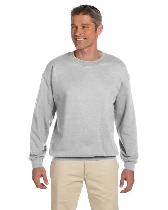 Gildan Adult Heavy Blend 13.3 oz./lin. yd., 50/50 Fleece Crew | G180 | Ash • Turnaround: 2-5 Business Days