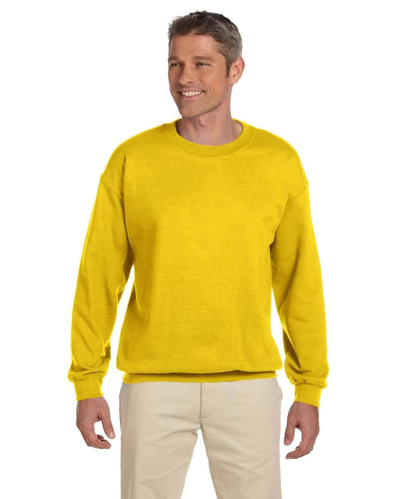 Gildan Adult Heavy Blend 13.3 oz./lin. yd., 50/50 Fleece Crew | G180 | Gold • Turnaround: 2-5 Business Days