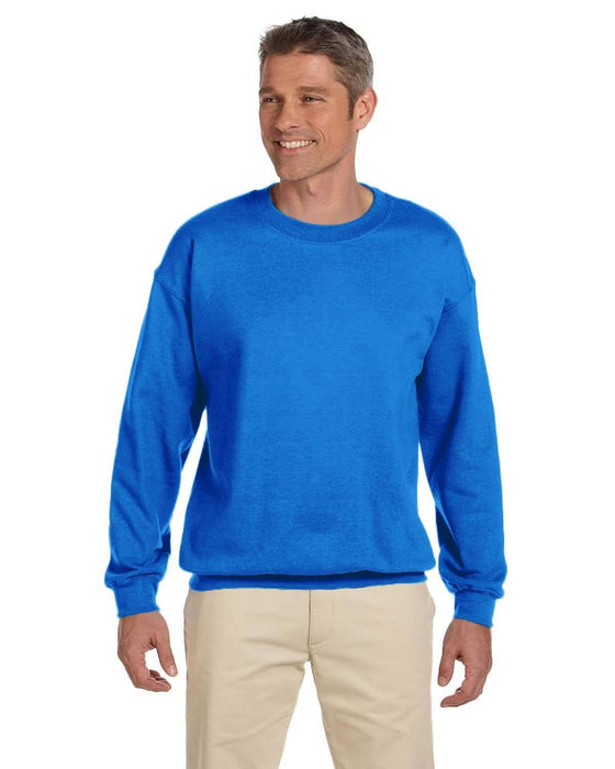 Gildan Adult Heavy Blend 13.3 oz./lin. yd., 50/50 Fleece Crew | G180 | Royal • Turnaround: 2-5 Business Days