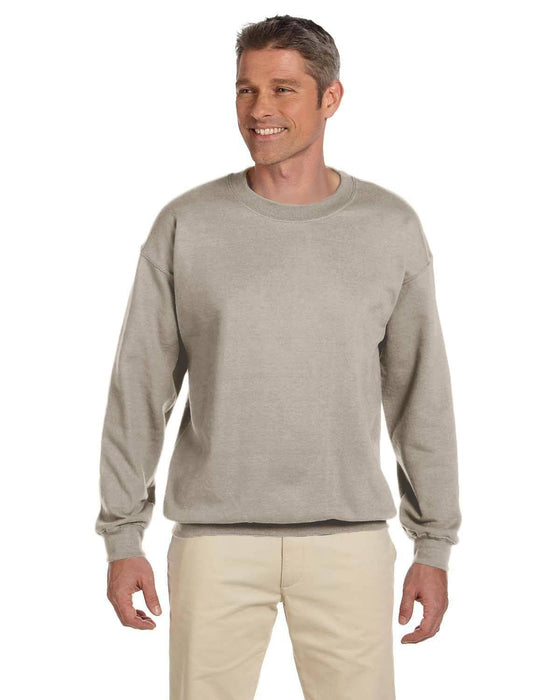 Gildan Adult Heavy Blend 13.3 oz./lin. yd., 50/50 Fleece Crew | G180 | Sand • Turnaround: 2-5 Business Days