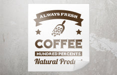 White Opaque Clings • Turnaround: 4-5 Business Days