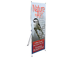 X Frame Banners • Turnaround: 4-5 Business Days