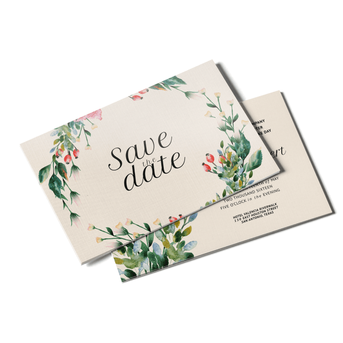 13pt Linen Uncoated • Turnaround: 3-4 Business Days