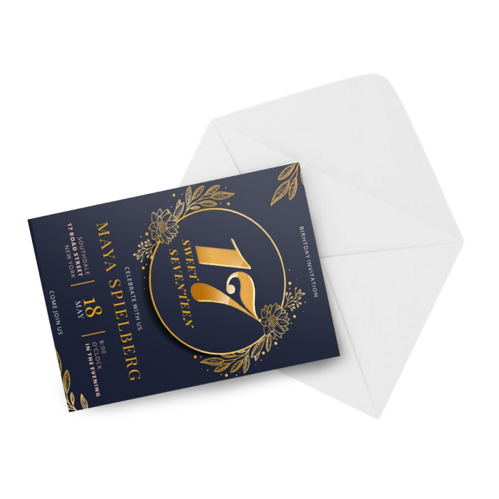 Matte Lamination + Gold / Silver Foil • Turnaround: 7-10 Business Days