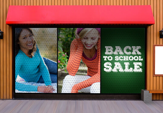 window perforated vinyl